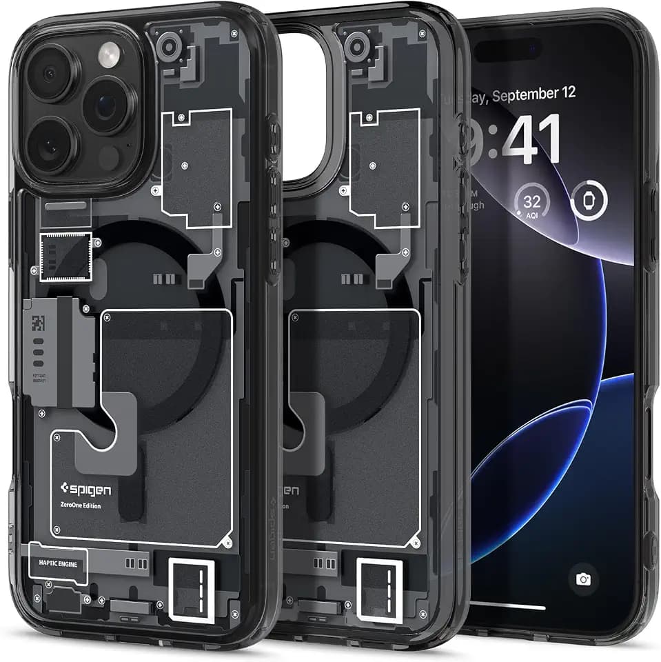 Spigen Ultra Hybrid MagFit for iPhone 16 Pro Max Case, Zero One
