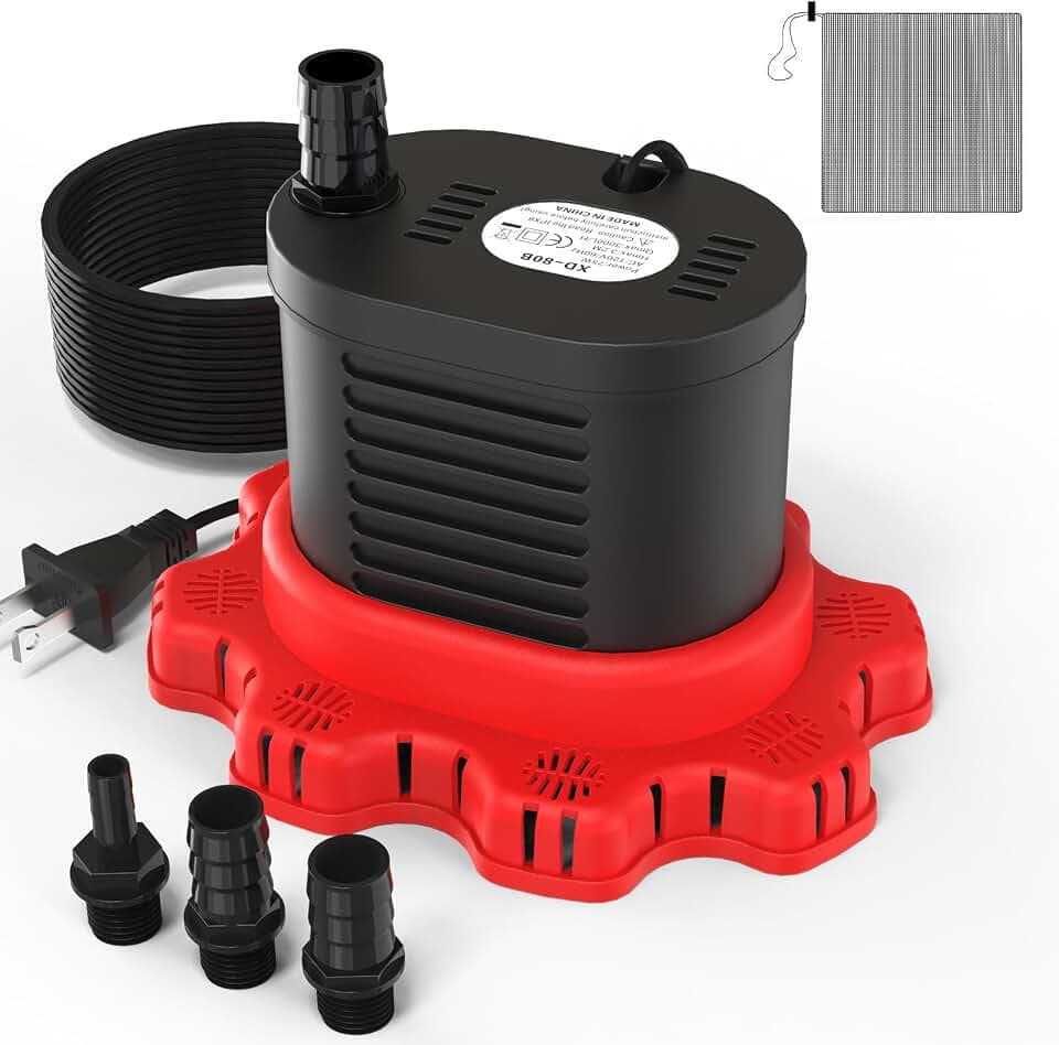 AgiiMan 850GPH Pool Cover Pump, Submersible Sump Pump above Ground
