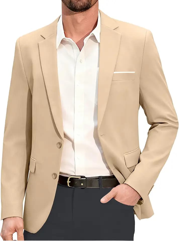Men's Blazer Jackets Casual Sport Coats Slim Fit Suit Jacket