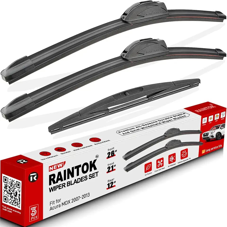 3 Pack Windshield Wiper Blades Replacement for Acura MDX 2007-2012 2013