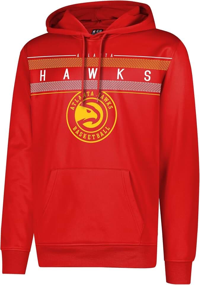 NBA Herren Fleece Hoodie Pullover Sweatshirt Poly Midtown, Herren, Midtown Hoodie