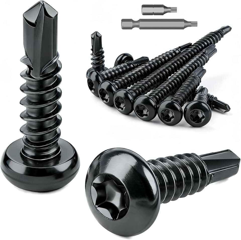 100 Stk Edelstahlschraube Selbstschneidend M4,8x38 mm Bohrschrauben