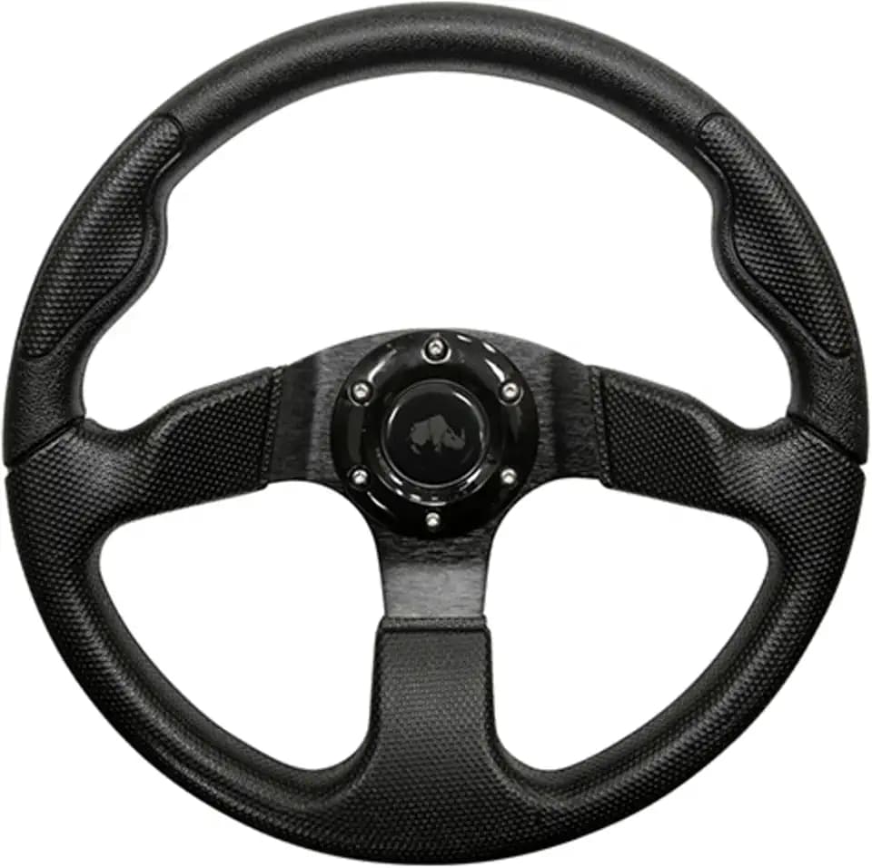 Red Hawk Steering Wheel, Formula GT Black Grip/Black Spokes 13" Diameter