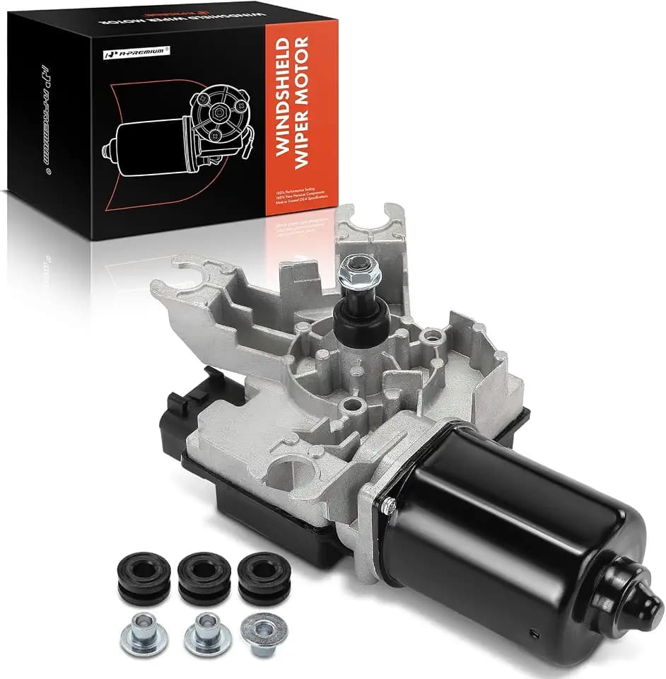 A-Premium Front Windshield Wiper Motor Compatible with Cadillac