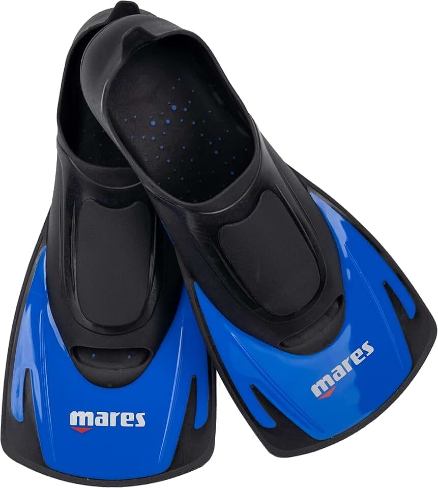 Mares Hermes – Kurzflossen vielseitig Unisex für Schwimmen und Tauchen, Bequeme und leichte Schwimmflossen mit offenem Fußteil