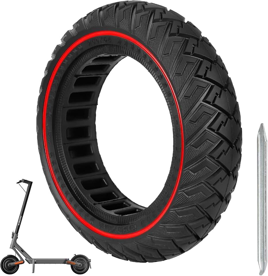 ulip Ersatzreifen für Xiaomi 4 Ultra Elektroroller, für NAVEE S65C Elektroroller,250 x 64, Rot