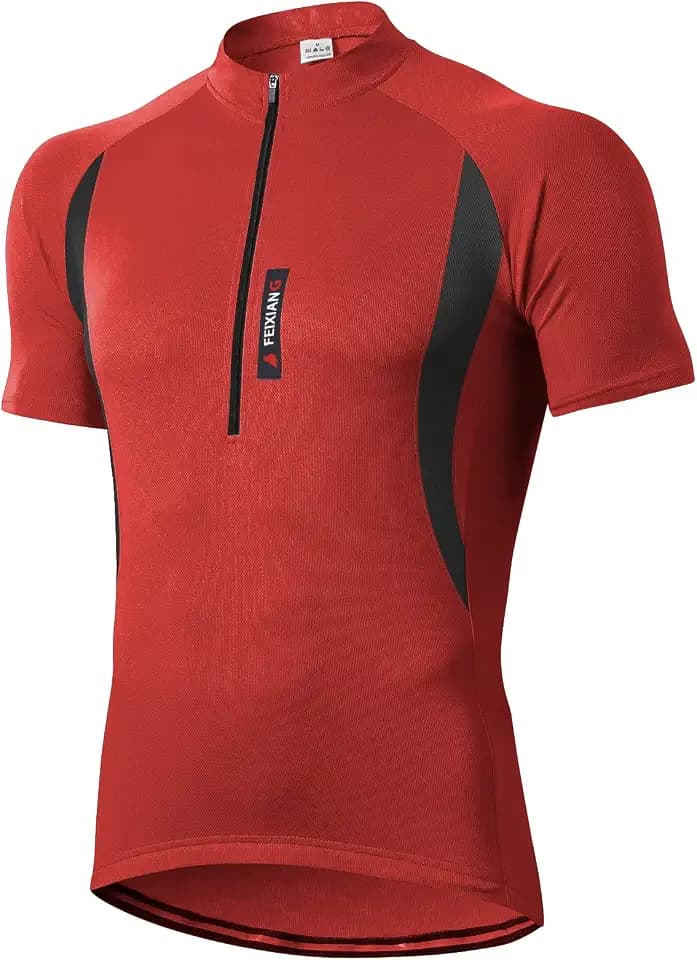 MEETWEE Herren Radtrikot Fahrradtrikot Kurzarm/Langarm, Fahrradbekleidung Fahrrad Trikot T Shirt für Männer, Atmungsaktive Cycling Jersey Schnell Trocknen Radsport Bekleidung