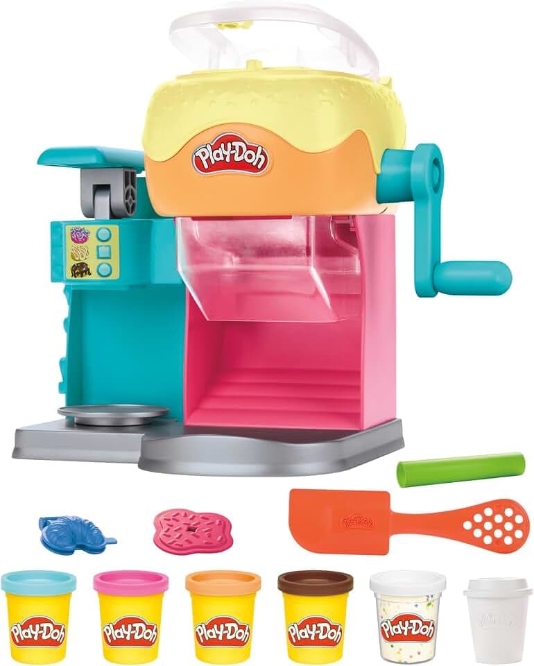 Play-Doh Donut Shop Spielset, Lebensmittelspielzeug, zum Kneten und Spielen für Kinder ab 3