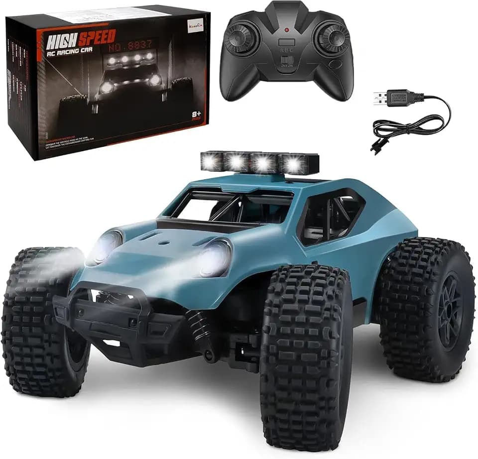Kizeefun Ferngesteuertes Auto, 2.4Ghz 1/20 RC Auto Geländewagen 20 km/h