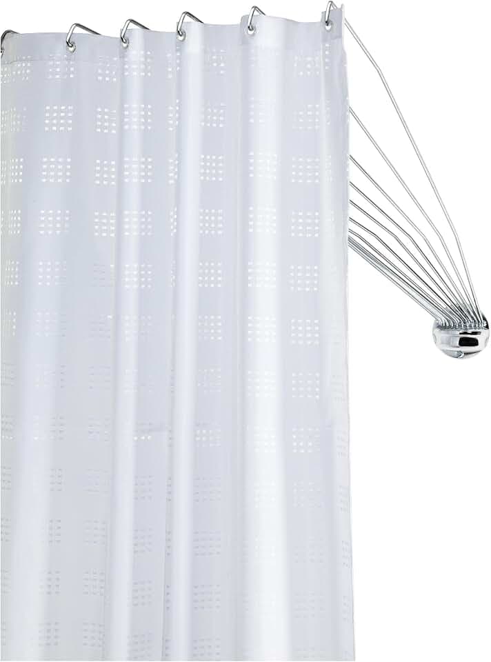 Sealskin Regenschirm Duschvorhangstange | Badezimmerhalterung für robuste Duschstange, Aluminium, Chrom