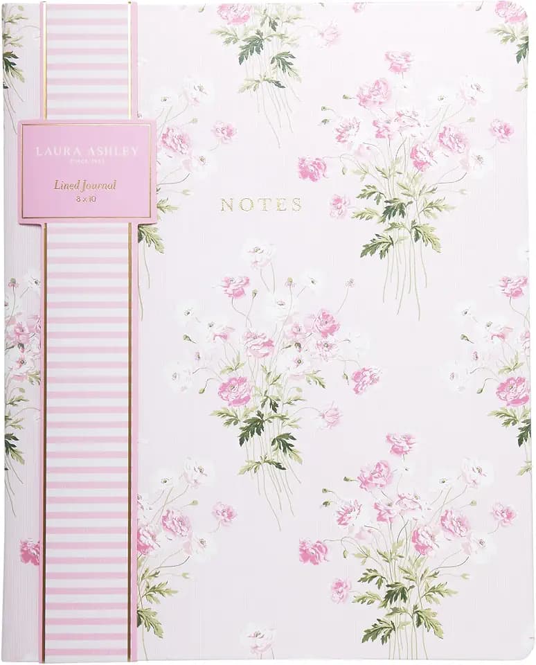 Laura Ashley Writing Journal Notebook 256 Lined Pages Premium Hardcover