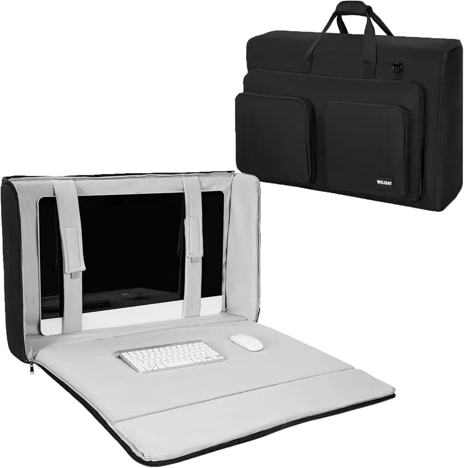 Padded Monitor Carrying Case Travel Bag