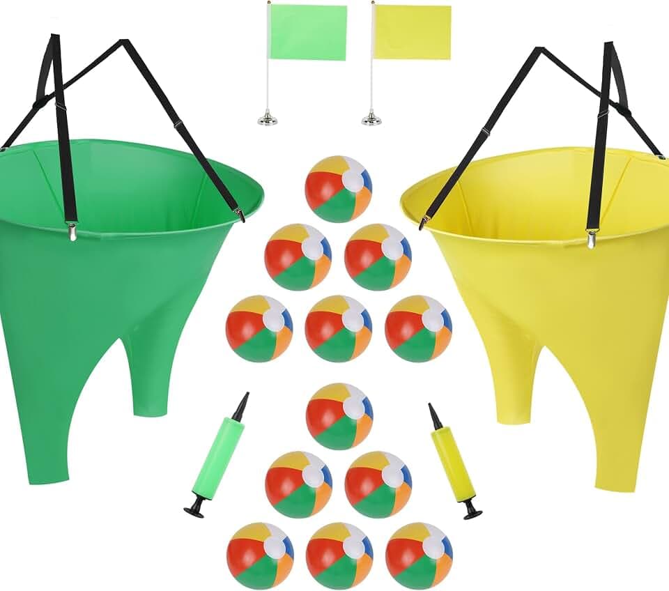 24Pcs Granny Pants Yard Game Funny Field Day Outdoor Games for Adults Kids and Family Gaint Pant Set for Brithday Party Tossing Games Activities for Groups