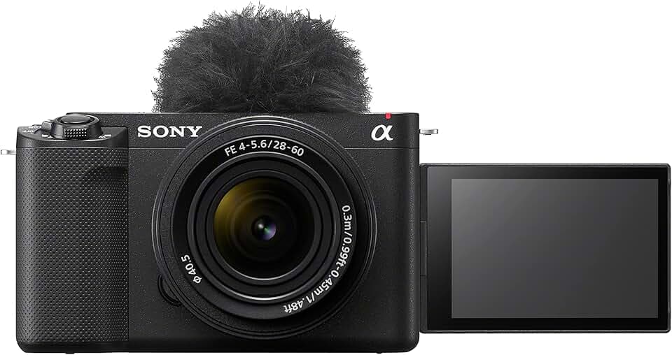 Sony ZV-E1 Content Creation Vollformatkamera mit 28-60 mm Objektiv (4K60p, 12,2 Megapixel, 5 Achsen- und Digitale Stabilisierung)