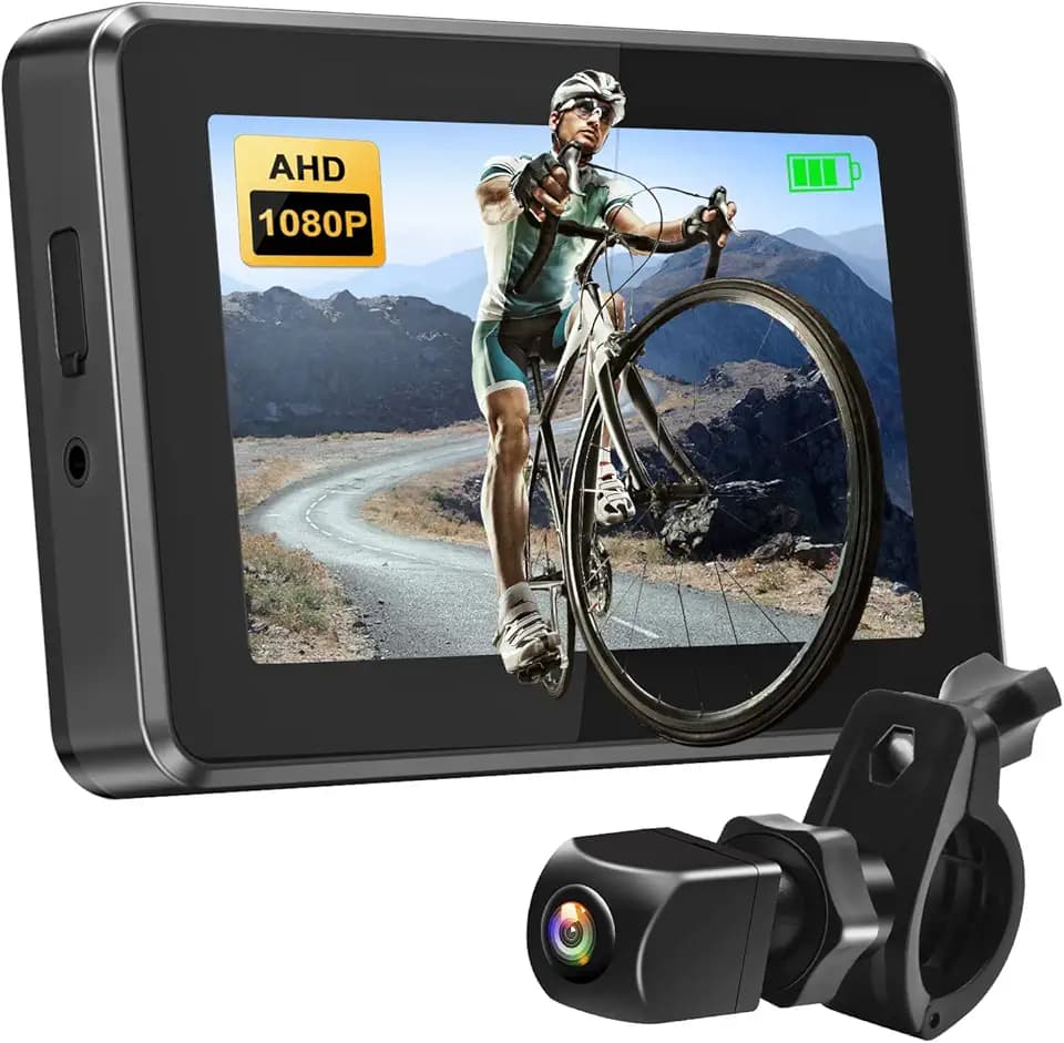 PARKVISION Fahrradspiegel Kamera Kit 1080P, 16-40mm Lenker