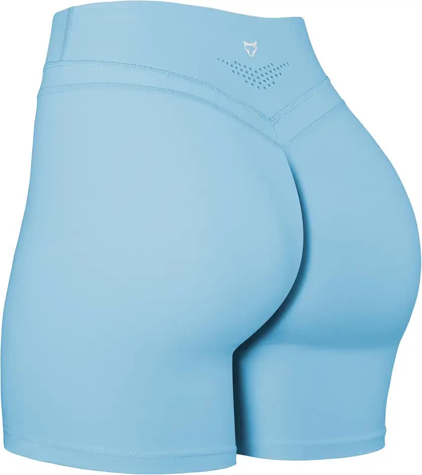 TomTiger Women's Yoga Biker Shorts，No Front Seam Workout Shorts 5"/6"