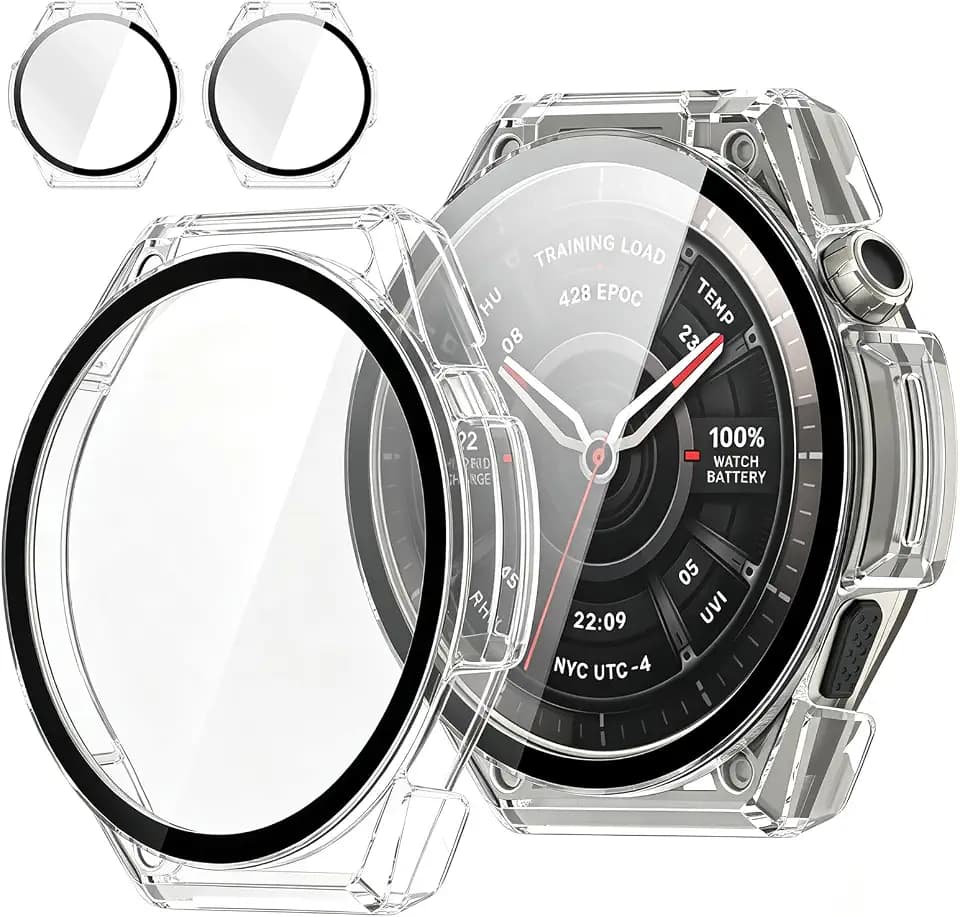 Rc-Z for Amazfit Balance Ultra Screen Protector Case(2Packs)
