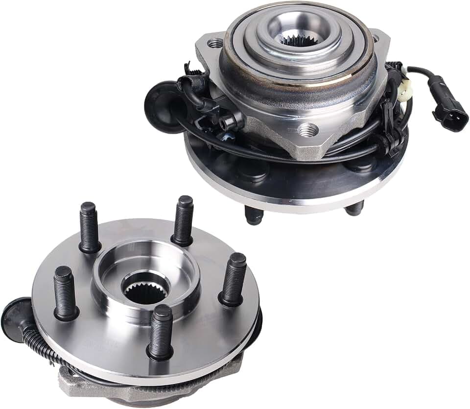 Autoround 513177 513176 Front Wheel Hub and Bearing Assembly Fit for Jeep Liberty 2002-2007, 5 Lugs w/ABS, Driver Passenger Side 2-Pack