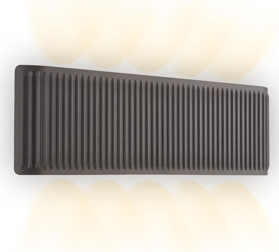 BRILONER - Akku Wandleuchte innen mit Touch, Dimmbar, Warmweißes Licht, Up-/Downlight, 10 Linsen, Wandleuchte ohne Stromanschluss, LED Wandlampe Akku, Wohnzimmerlampe, 28,5x9x4,5 cm, Anthrazit