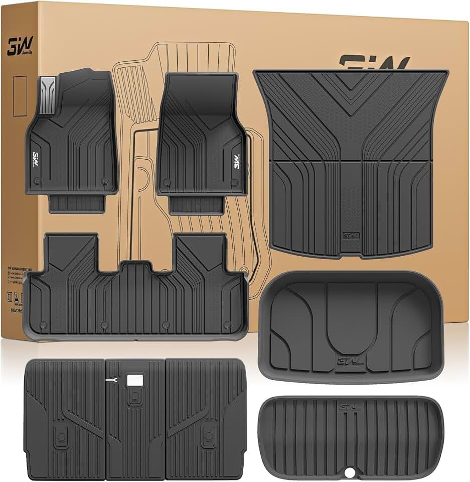 3W Tesla New Model Y Juniper 2025 2026 2027 Floor Mats, Not for Standard