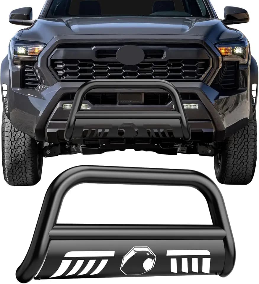 Bull Bar Front Bumper Guard Grille Push Bar for Toyota Tacoma 2016-2023