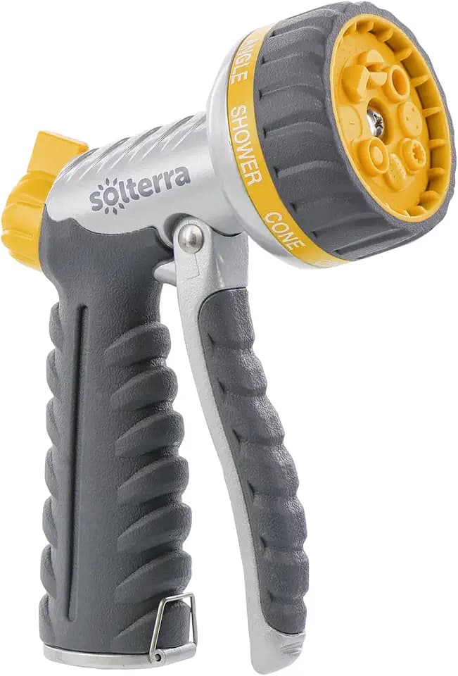 Solterra 8-Pattern Garden Hose Nozzle with Front Trigger