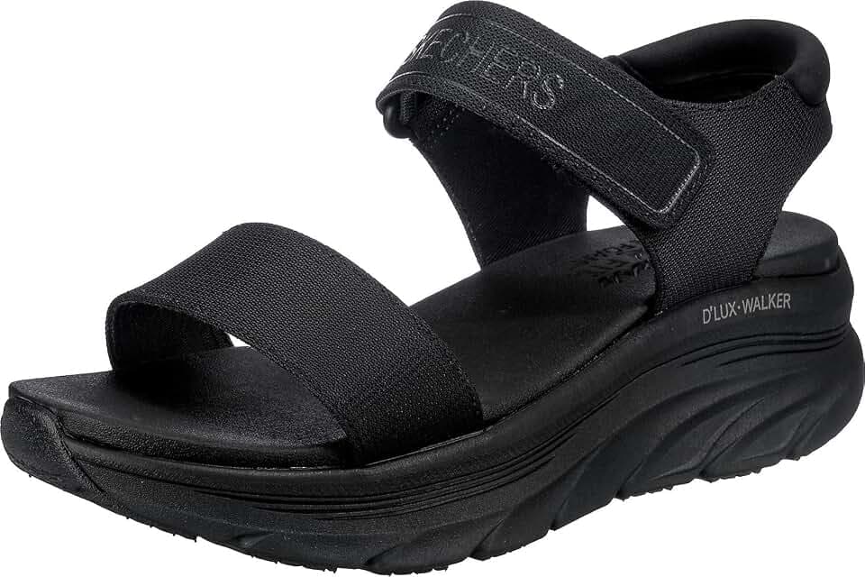 Skechers D'Lux Walker New Block Damen Sandalen