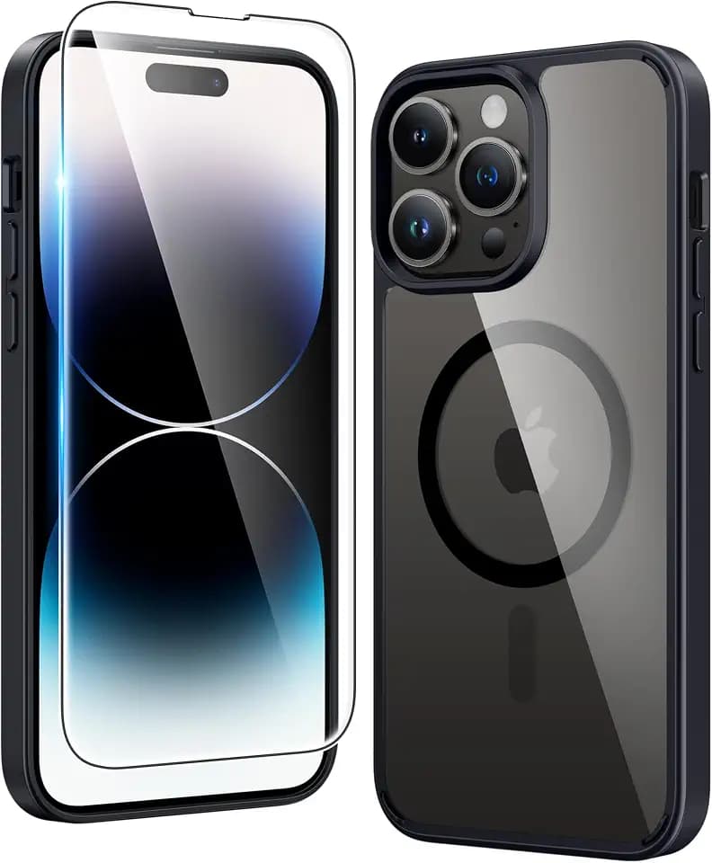 FNTCASE for iPhone 14 Pro-Max Case Compatible with Magsafe Clear Phonecase