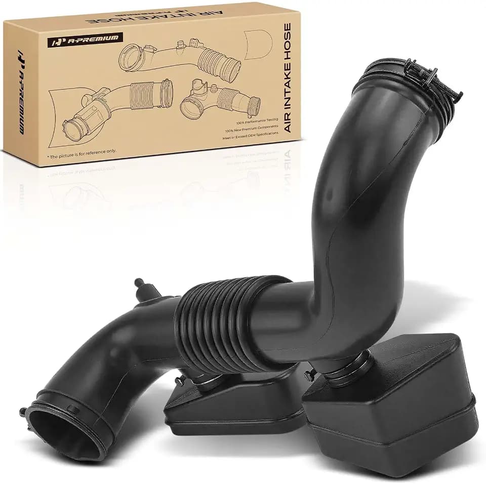 A-Premium Engine Air Cleaner Intake Tube Hose with Clamps