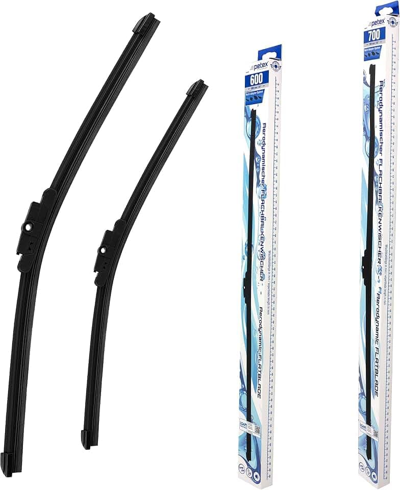 PETEX Scheibenwischer, Länge: 700 mm/600 mm - Frontscheibenset