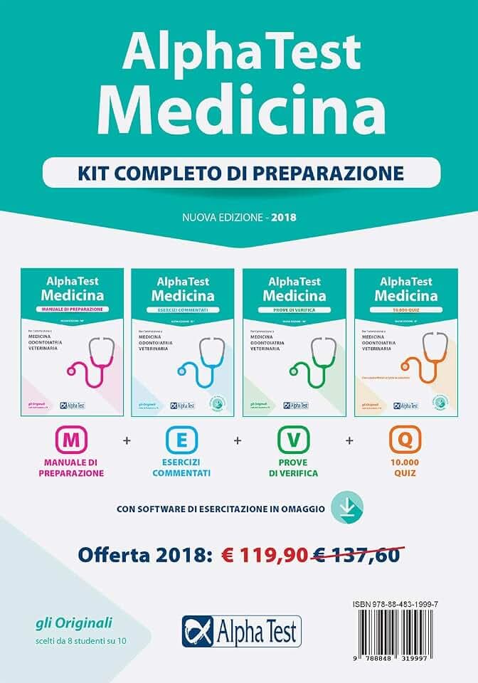 Alpha Test. Medicina. Kit completo di preparazione. Con software di simulazione (TestUniversitari)