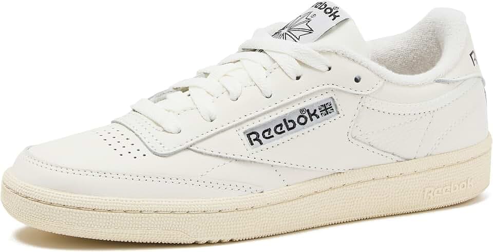 Reebok Club C 85 Vintage Tennis Sneakers for Women, Casual White Womens Shoes, Size 5 to 11