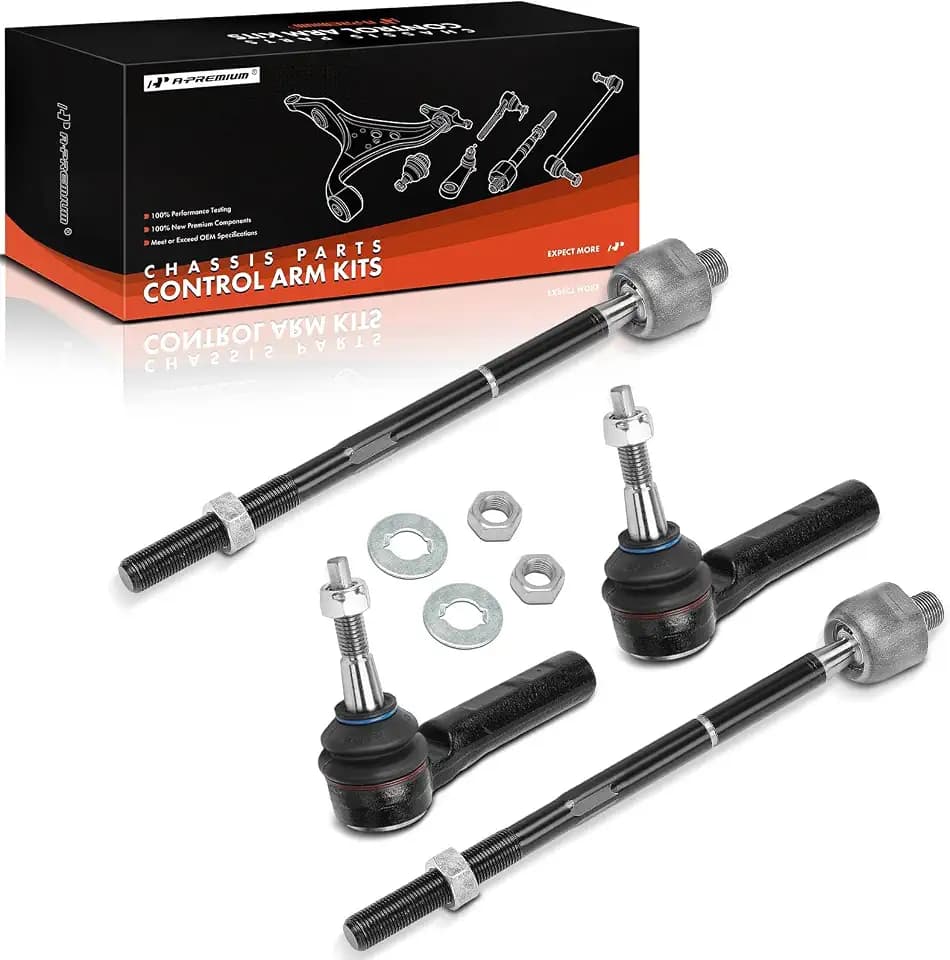 A-Premium Front Inner and Outer Tie Rod End Kit
