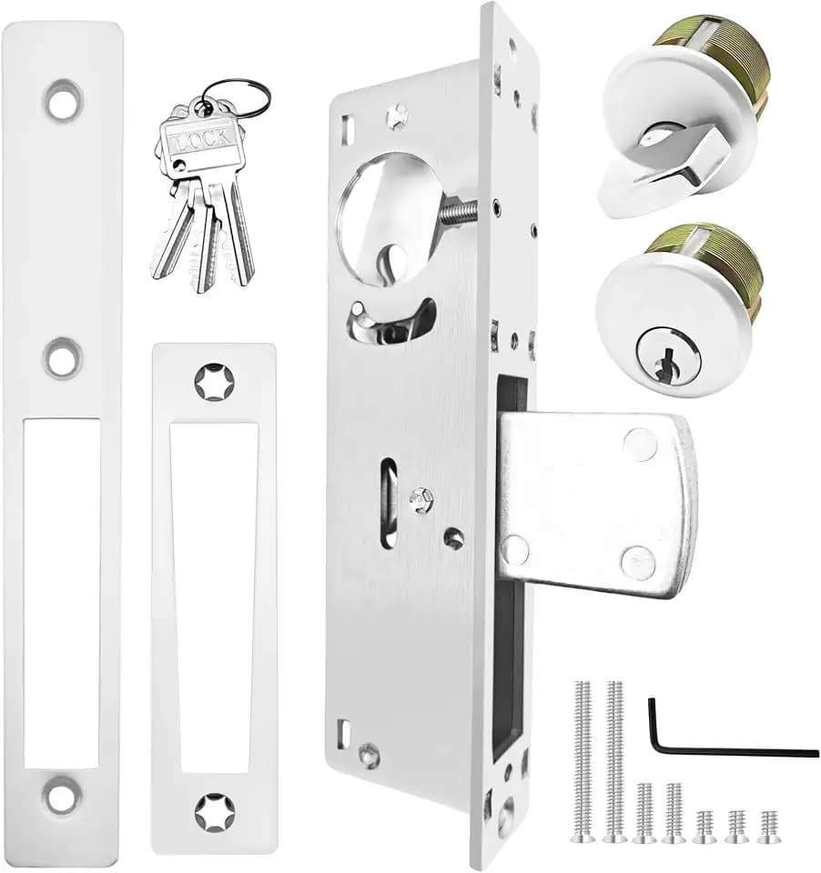 Storefront Door Mortise Lock, Commercial Door Locks with Cylinder Deadbolt