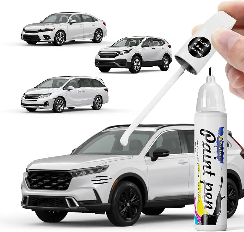Platinum White Pearl (NH-883P) Touch Up Paint Compatible with Honda