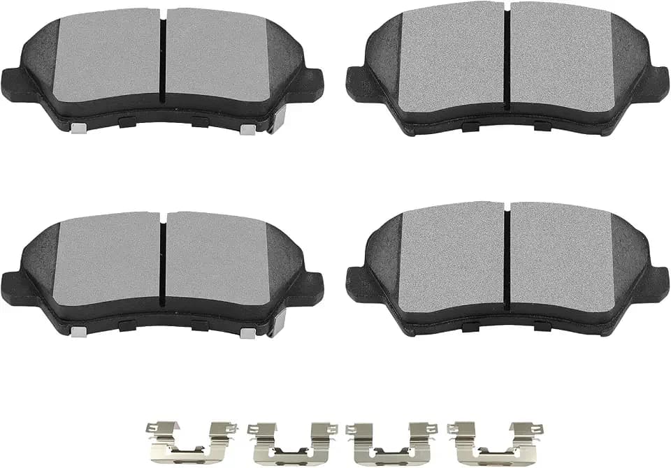 SCITOO D1828-8810 Disc Brake Pads Sets Front Ceramic Brake Pads w/Hardware