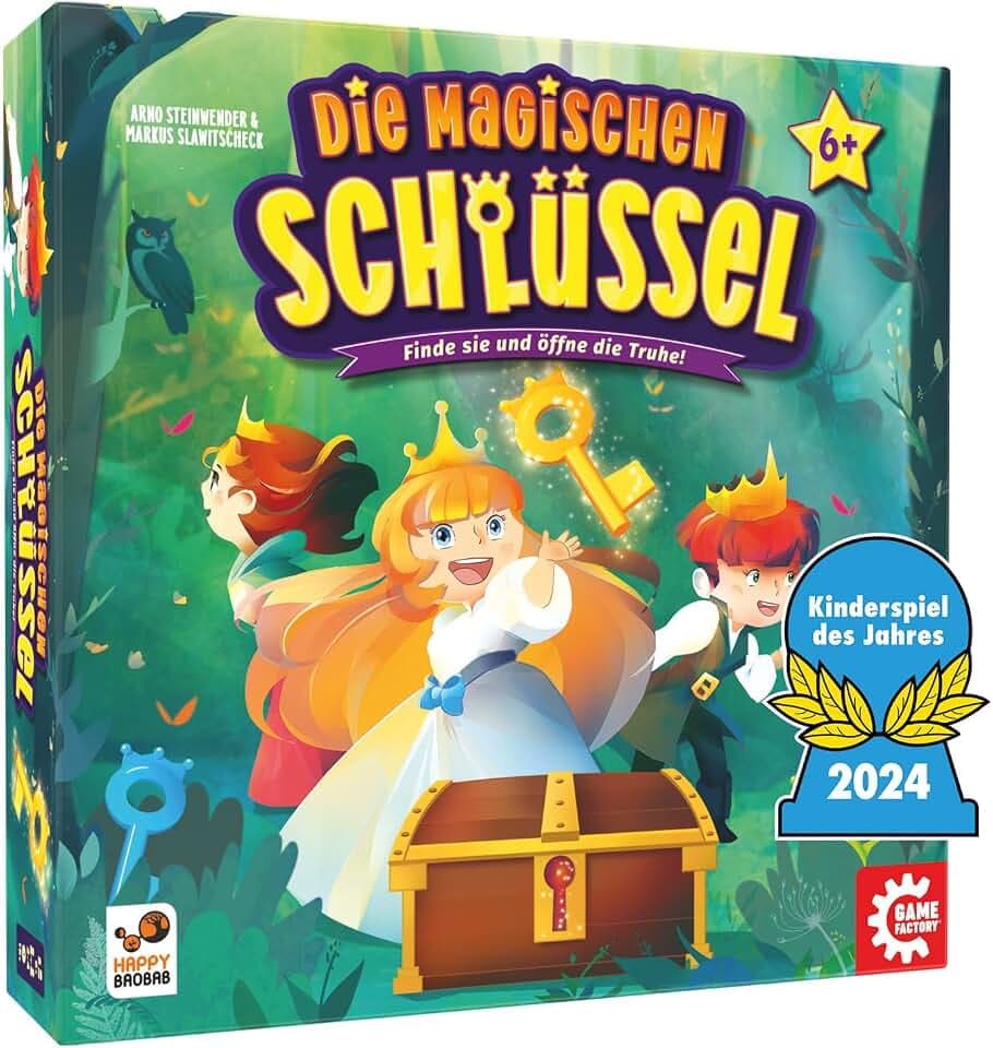 Game Factory 646323 Die Magischen Schlüssel, Zauberhaftes Würfelspiel