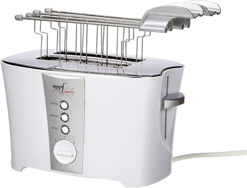 Melchioni 4828200 Elektrischer Toaster 2 Zangen 600w Haushaltsgeräte, Material, Multicolor