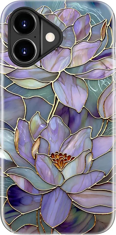 Goodon for iPhone 17 Case, Cute Trendy Floral, Wireless Charging