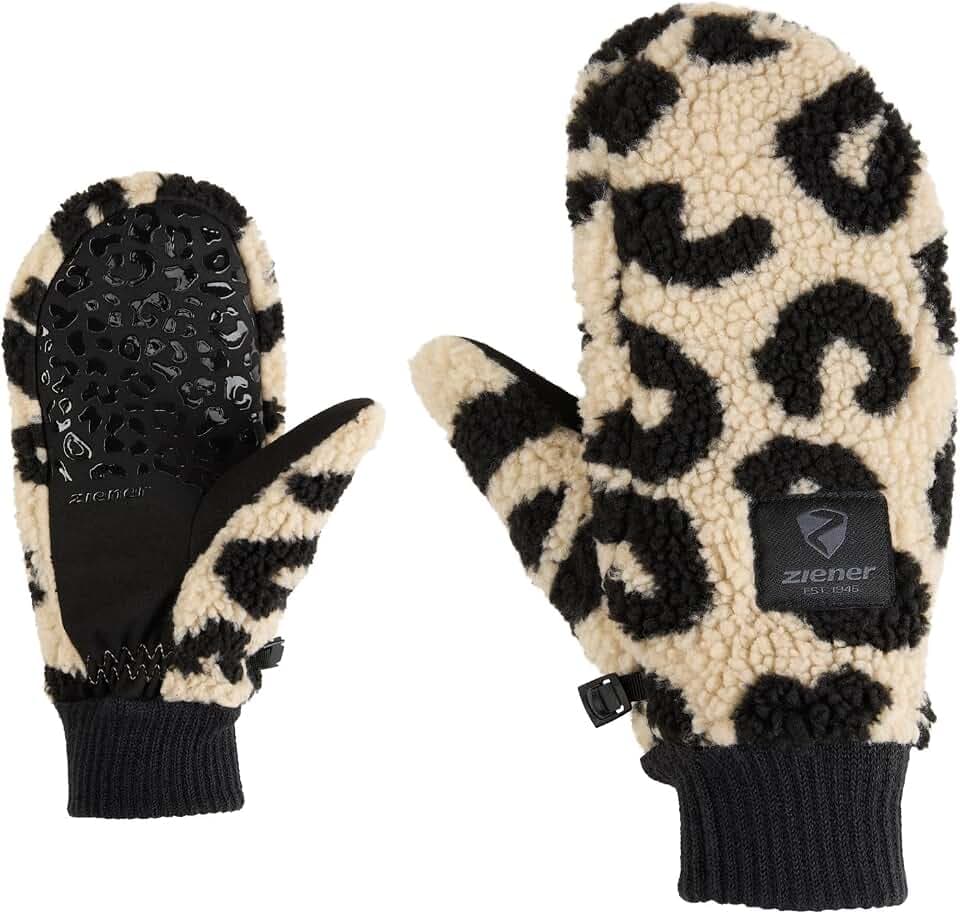Ziener Damen Isherpa-z Freizeithandschuh | Teddyfleece, Strickbündchen