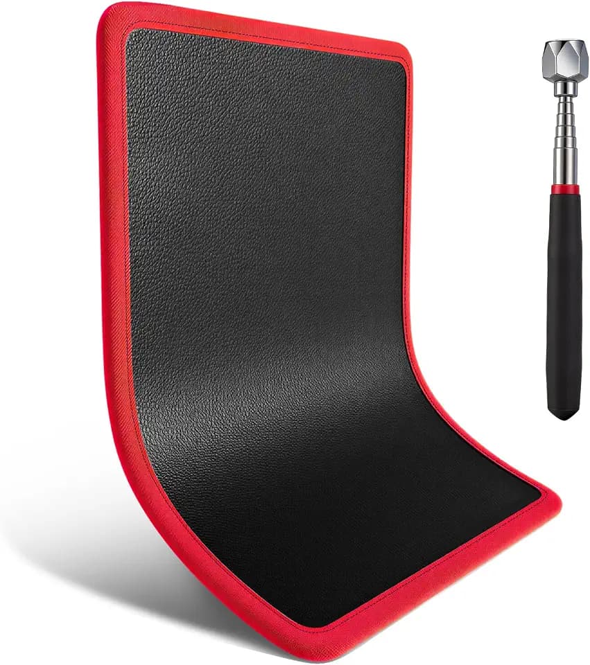 Flexible Magnetic Tool Mat, 12.8" x9.5" Non-Slip Magnetic Tool Organizer