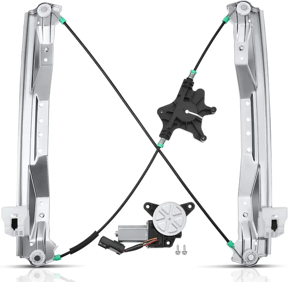 A-Premium Front Passenger Side Power Window Regulator with Motor (6-Pin)