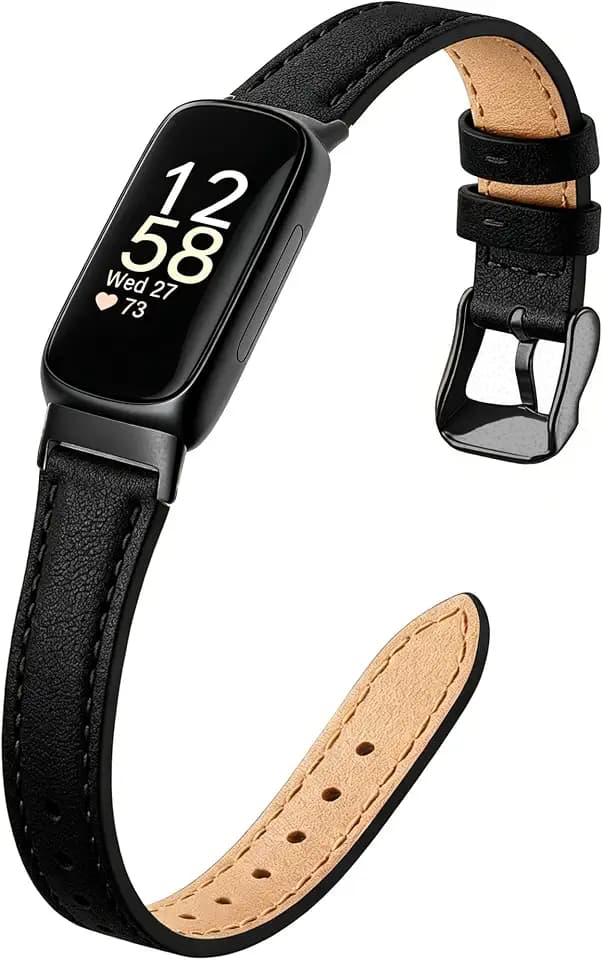 Slim Leather Band For Fitbit Inspire 3