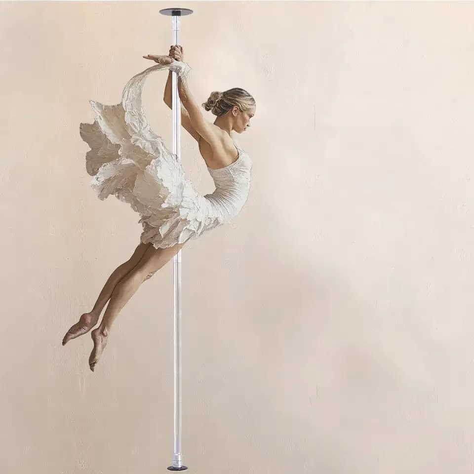 LUPIT Classic Portable Home Dance Pole G2 - Quick Lock, 42/45mm - No Drill