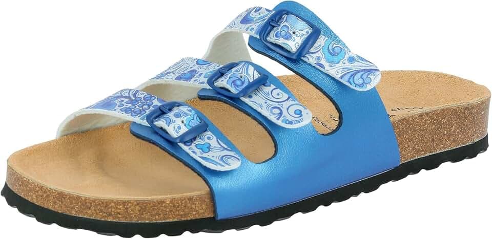Lico Damen Bioline Flower Pantoletten