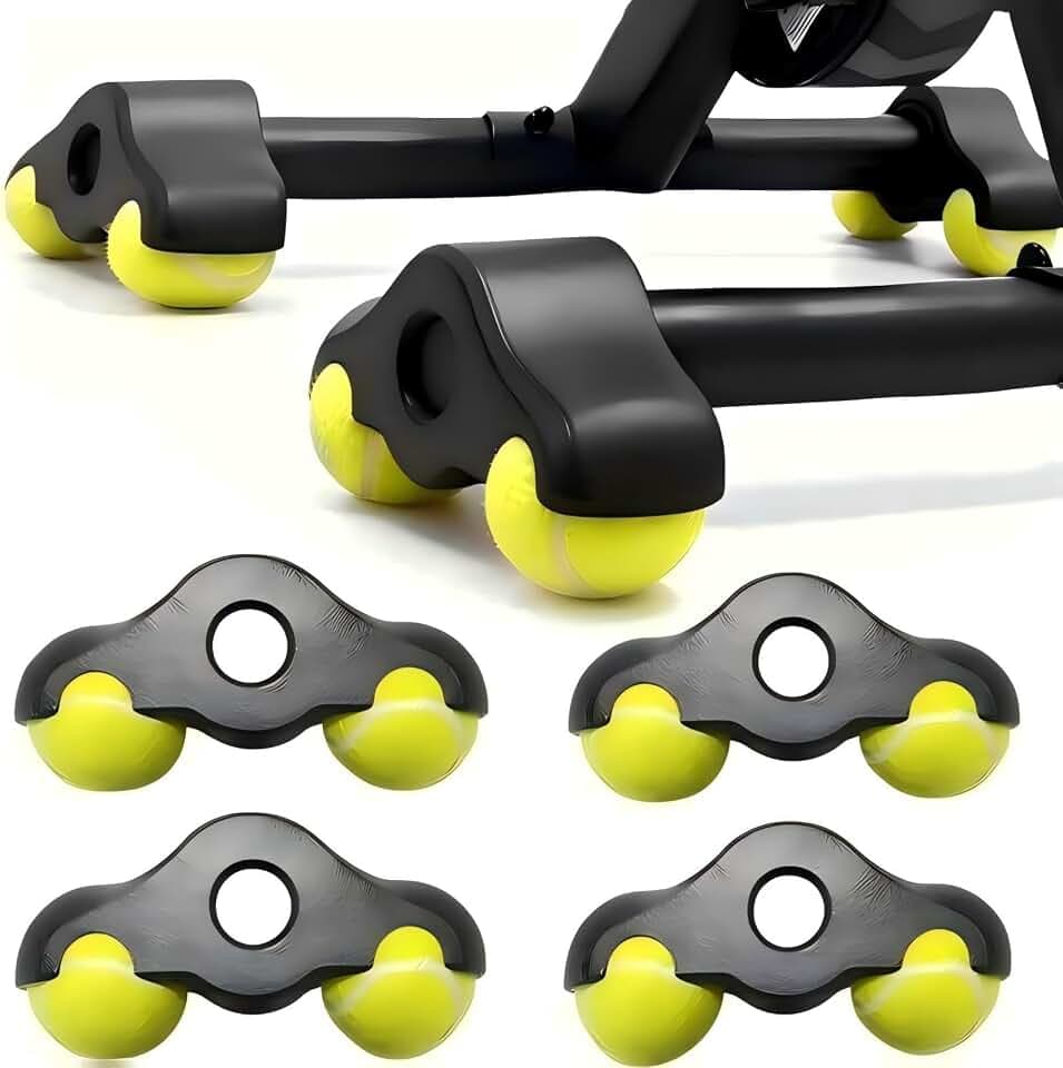 FARYODI Rocker Plate Feet 4 Stück, Cycling Snap Rocker Feet Adapter Indoor