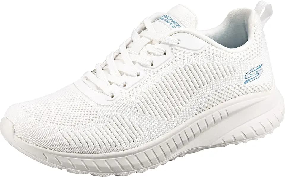 Skechers Damen Bobs Squad Chaos, Face-Off-Sneaker, Hautfarben