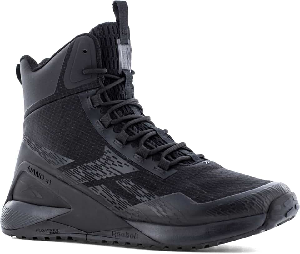 Reebok Men's Nano X1 Adventure Tactical Soft Toe Black 12 W
