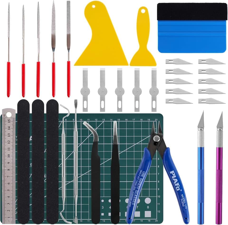 30 teiliges Modellbau Werkzeuge, Modeler Grundwerkzeuge Hobby für Modellbau