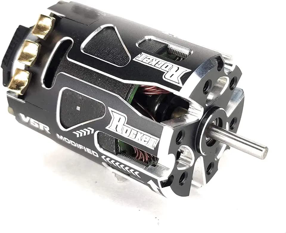 Surpass Hobby Rocket V5R 10.5 Modified Brushless Racing Motor for 1/10th Scale RC Cars, Buggies, Trucks and More.